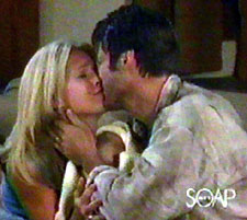 04Ep012H: Holding their son, J&J kiss tenderly